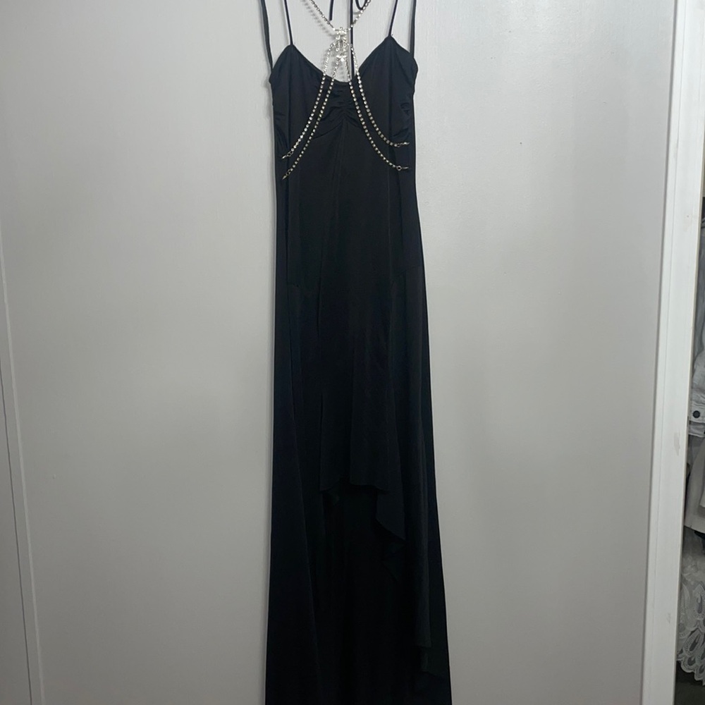 ***SALE*** Sonia K Formal High-Low Prom Dress Black Small